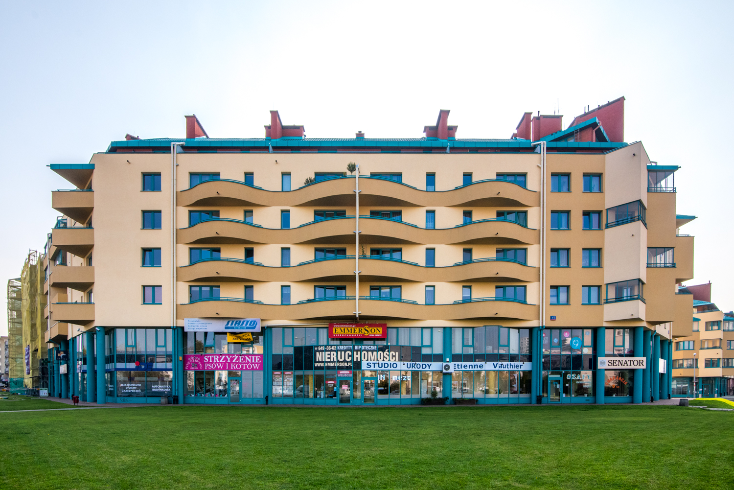 Zdjęcie architektury budynku Budynki mieszkalno-usługowe